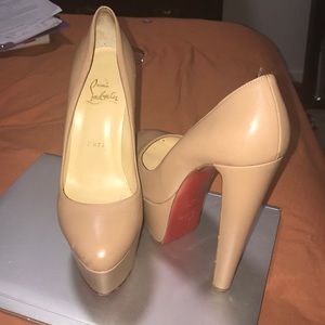 Christian Loubutin Nude Heels